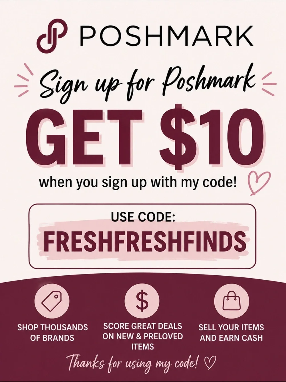 💸Sign Up Code Offer